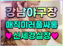 룸/풀싸롱-강남 강남 ♥강남야구장♥미러룸♥신세경실장♥ 야맵